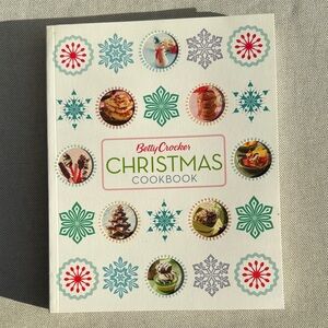 Betty Crocker Christmas Cookbook with Red and Green Accents